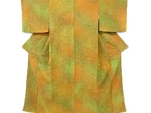 のり散らし模様暈し小紋着物